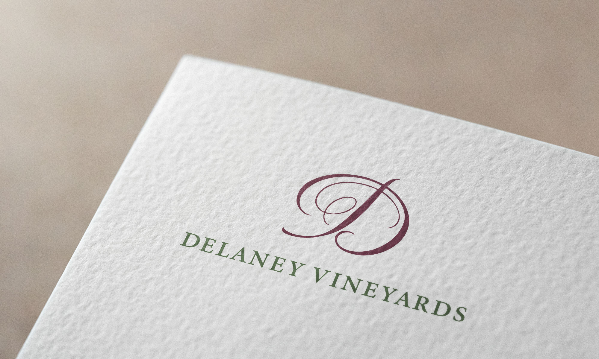 Letterhead Logo Delaney Vineyards